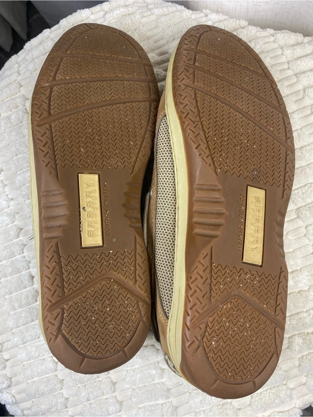 Sperry Top-Sider Billfish 3-Eye Men’s Leather Boat Shoes Tan Beige 10.5M 0799023